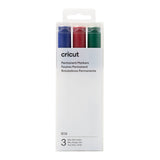 set de 3 rotuladores permanentes 2,5 mm azul rojo y verde Cricut