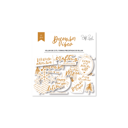 Die Cuts Vellum December Vibes By Lora Bailora