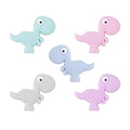 Cuentas Silicona Chupetero Dinosaurio Mint