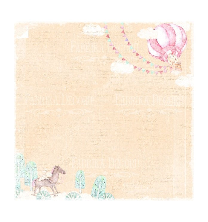 Block 30X30 Dreamy Baby Girl
