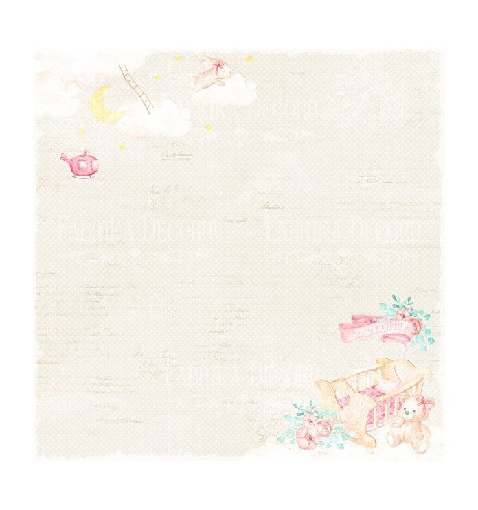 Block 30X30 Dreamy Baby Girl