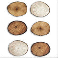 Rodajas Madera Ovalada Pequeña