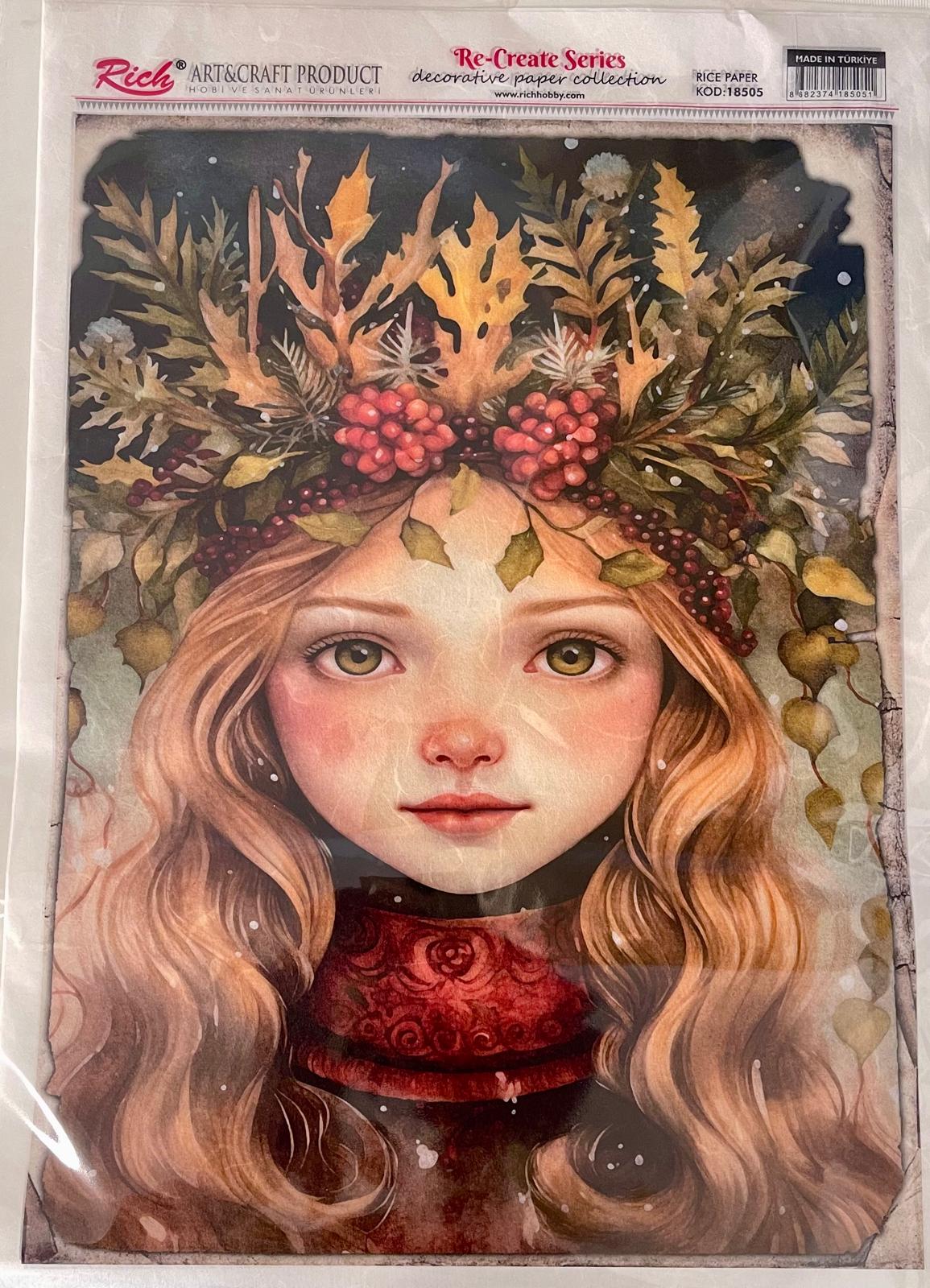 Papel De Arroz 18505 29,7X42Cm