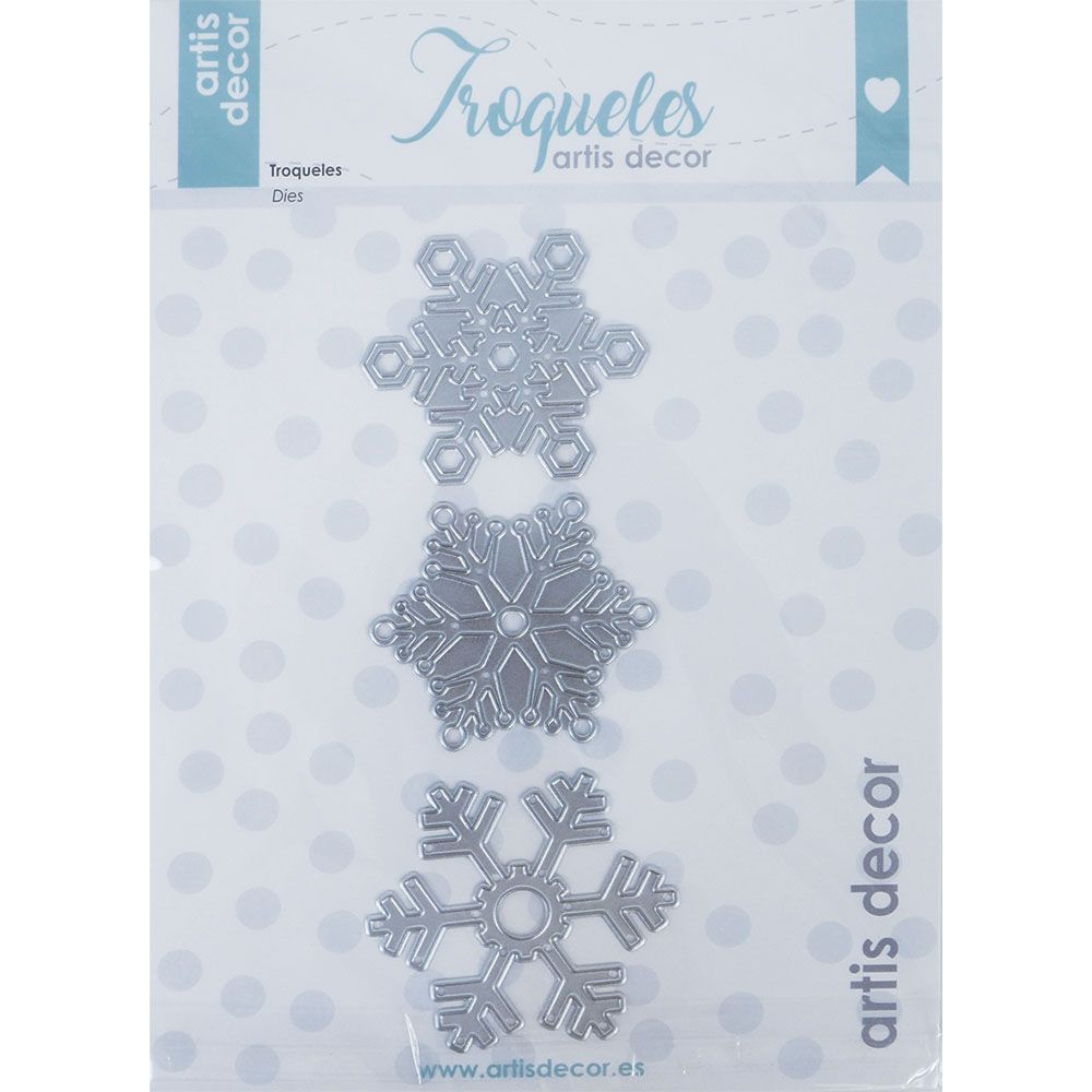 Troquel 3 Copos De Nieve