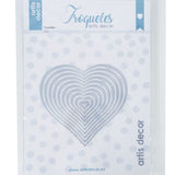 Troquel 18 Corazones