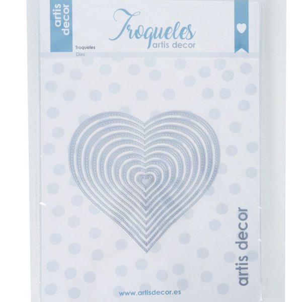 Troquel 18 Corazones