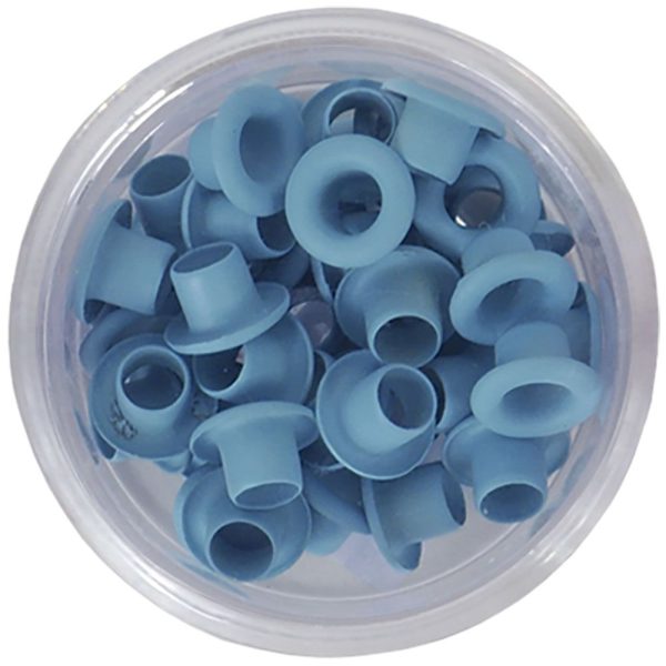 Eyelets Azul Cyan Aluminio