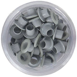 Eyelets Azul Grisáceo Aluminio