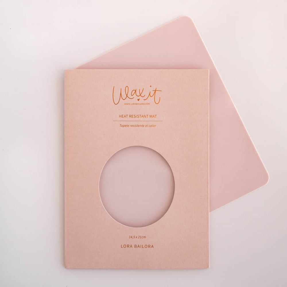 Tapete Rosa Resistente Al Calor Lacre Wax It By Lora Bailora