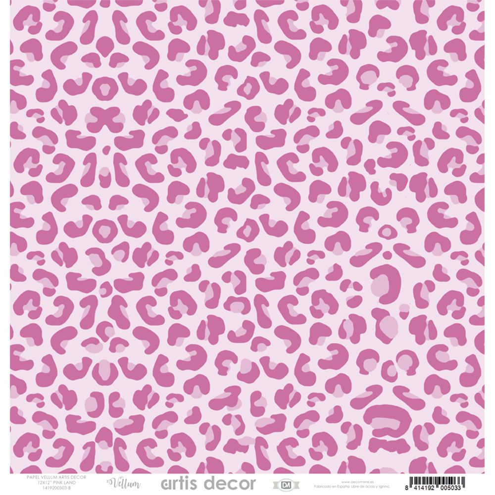 Block 30x30  Acetato Y Vellum Pinkland