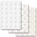 Set 3 Papel Cartonaje Corazones