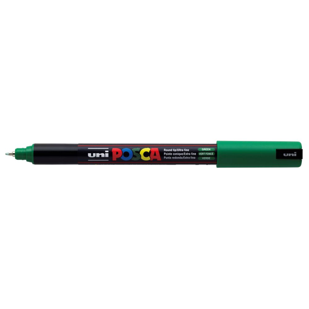 Uni Posca Rotulador Fino Verde 6 0,7mm