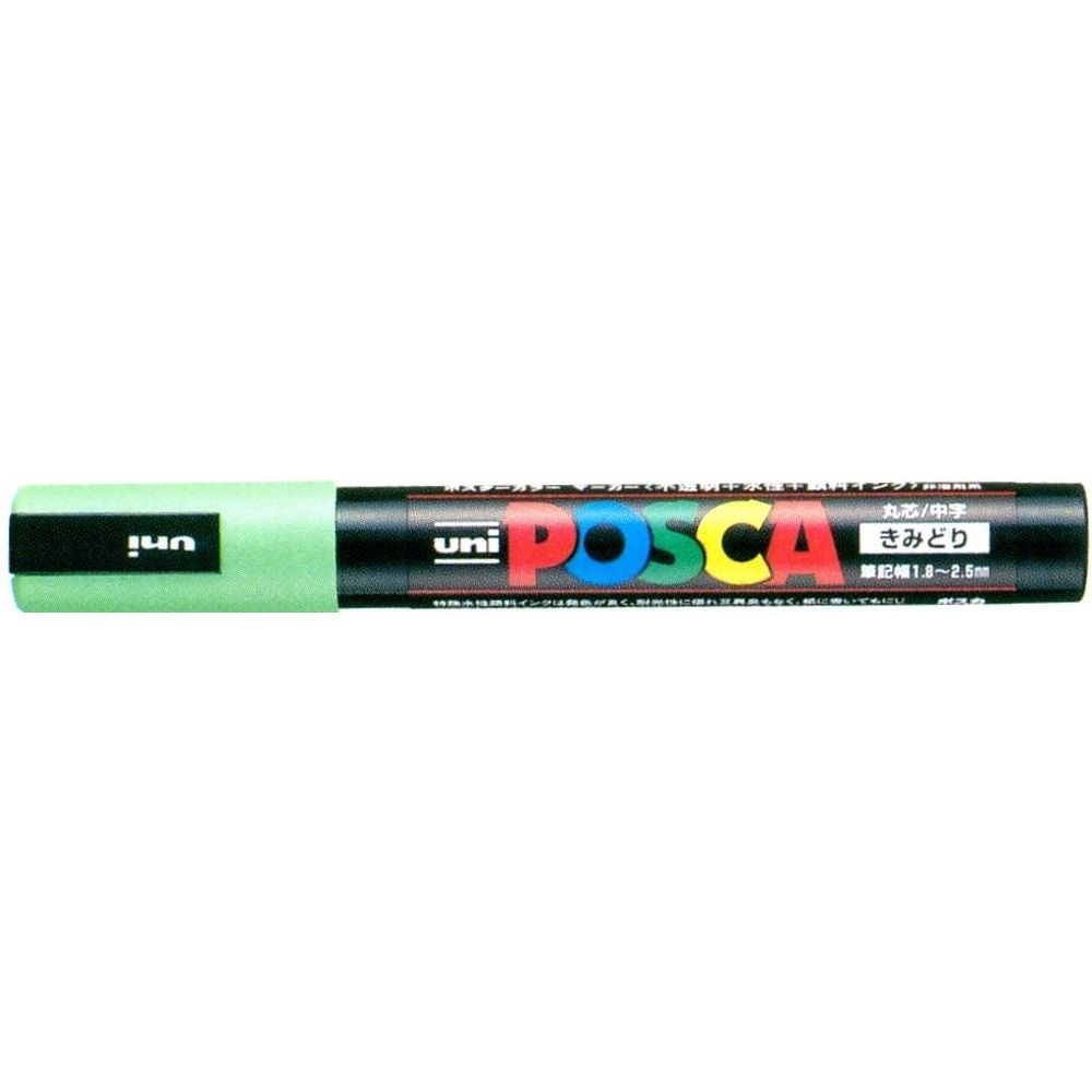 Uni Posca Rotulador Medio Verde claro 5  1,8-2,5mm