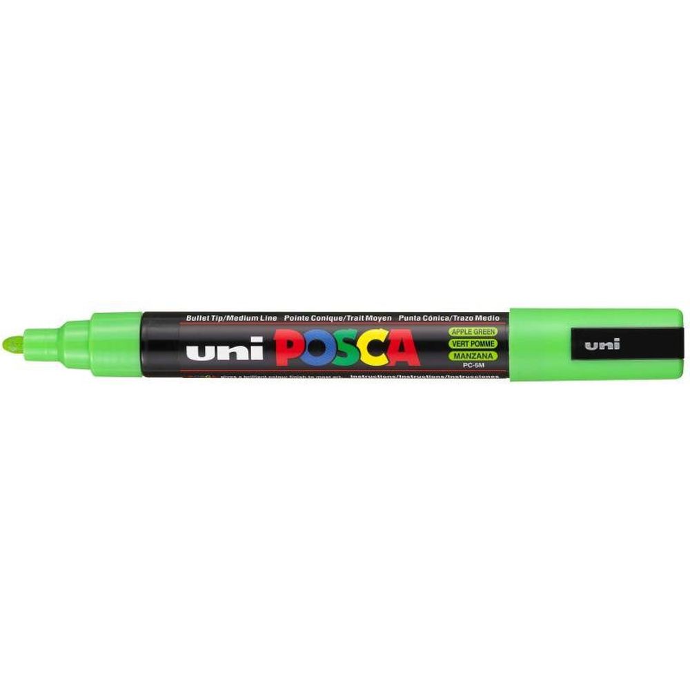 Uni Posca Rotulador Medio Verde Manzana 1,8-2,5mm