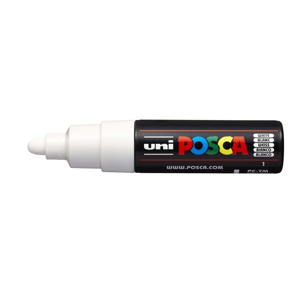 Uni Posca Rotulador Grueso Blanco  1 4.5-5.5mm