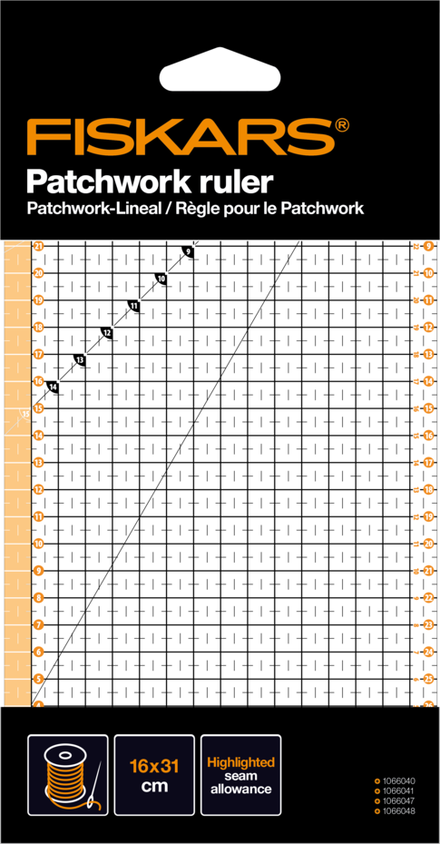 Regla Patchwork 15x30cm