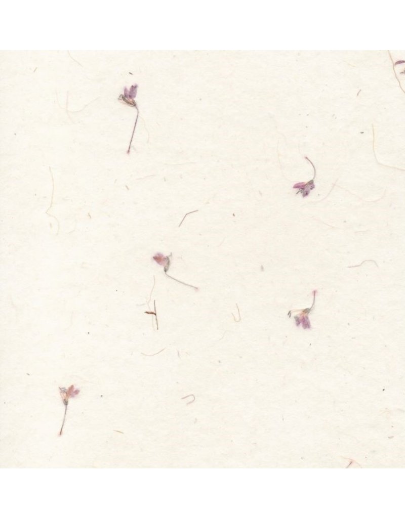 Papel Artesanal Gampi ring king flores mix PN100
