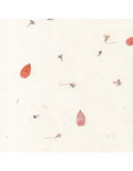 Papel Artesanal Gampi con mix de flores y hojas PN130