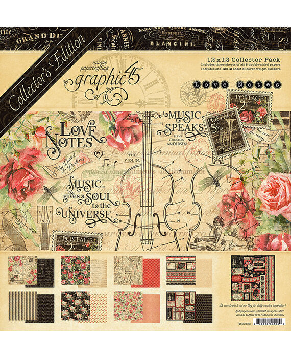 Block de papeles 30x30 Love Music