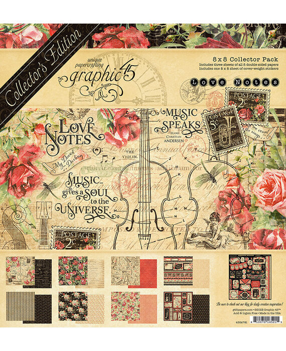 Block de papeles 20x20 Love Music
