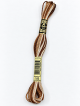 Hilo Dmc Mouliné 105 marrón avellana matizado