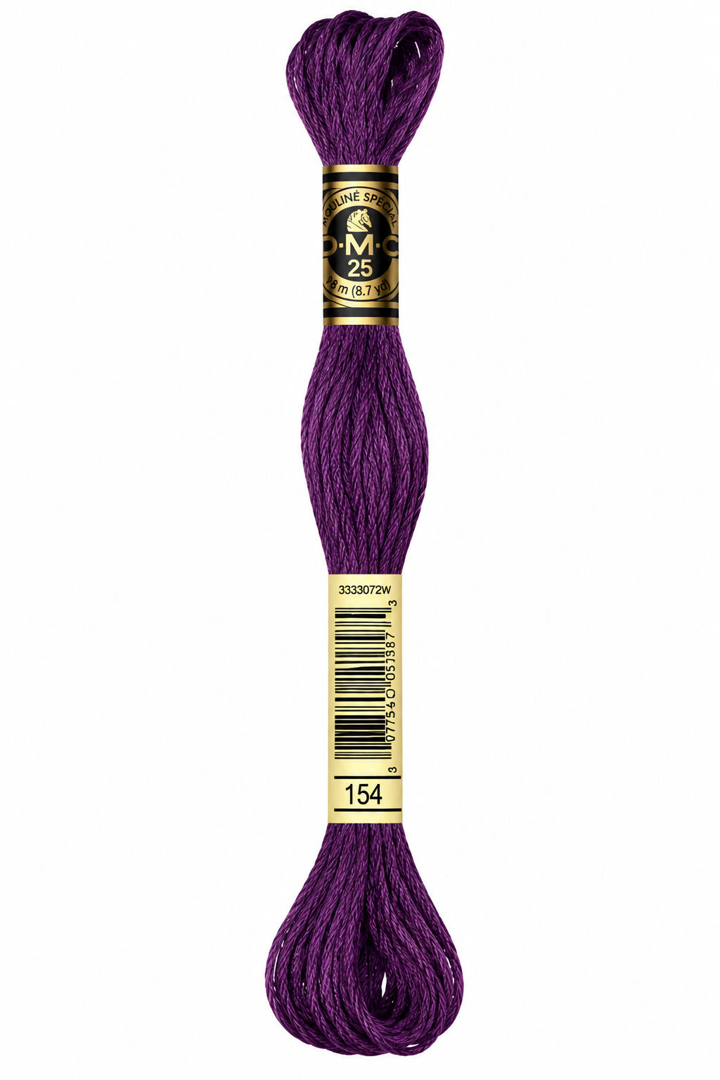 Hilo Dmc Mouliné 154 Especial morado ciruela oscuro