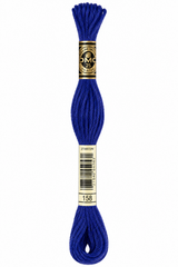 Hilo Dmc Mouliné 158 Especial azul añil oscuro