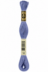 Hilo Dmc Mouliné 160 Especial azul grisáceo medio