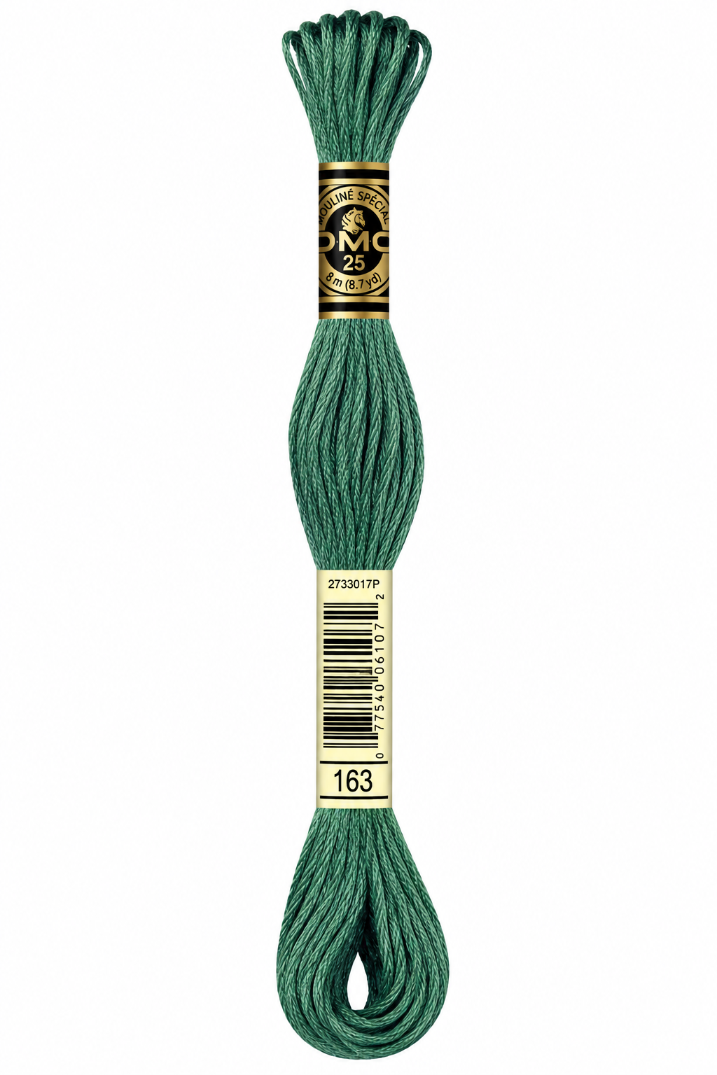 Hilo Dmc Mouliné 163 Especial verde jade oscuro