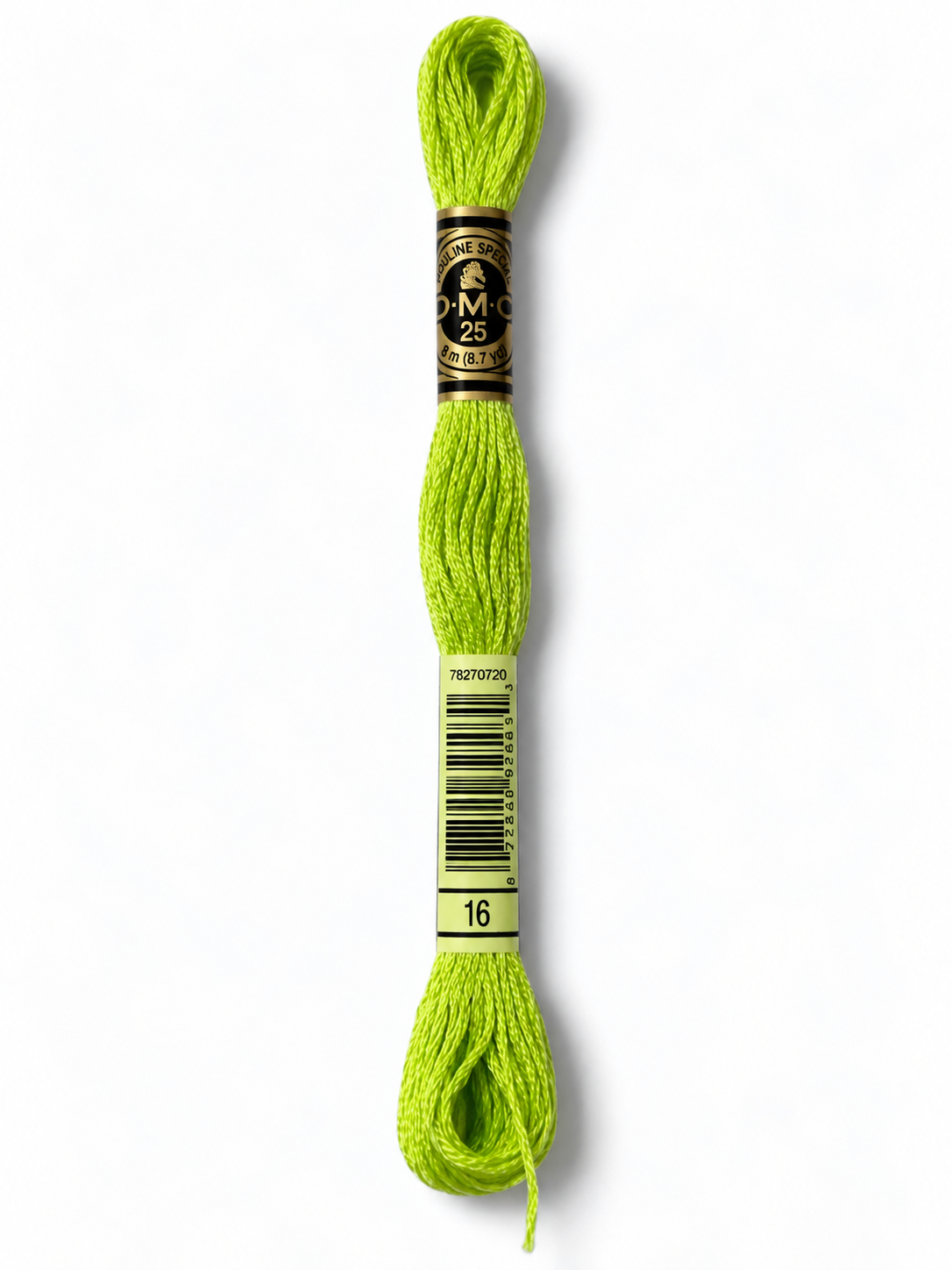 Hilo Dmc Mouliné 16 verde lima suave oscuro
