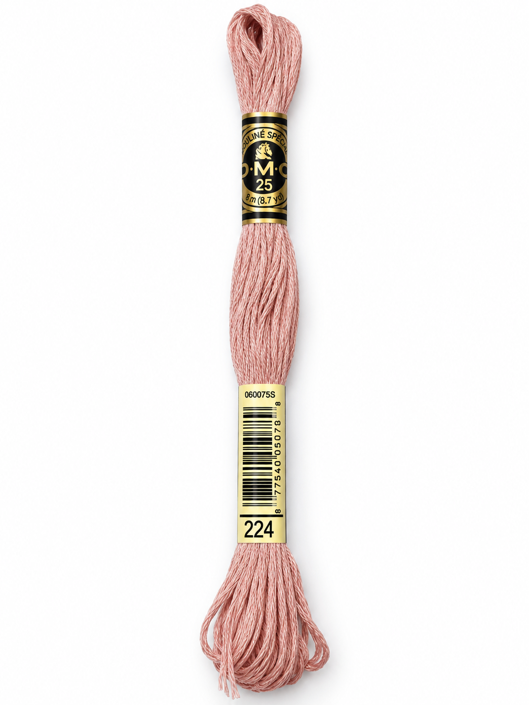 Hilo Dmc Mouliné 224 Especial rosa viejo claro/rosa empolvado muy claro