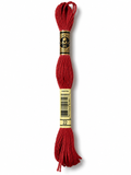 Hilo Dmc Mouliné 22 rojo teja oscuro