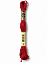 Hilo Dmc Mouliné 22 rojo teja oscuro