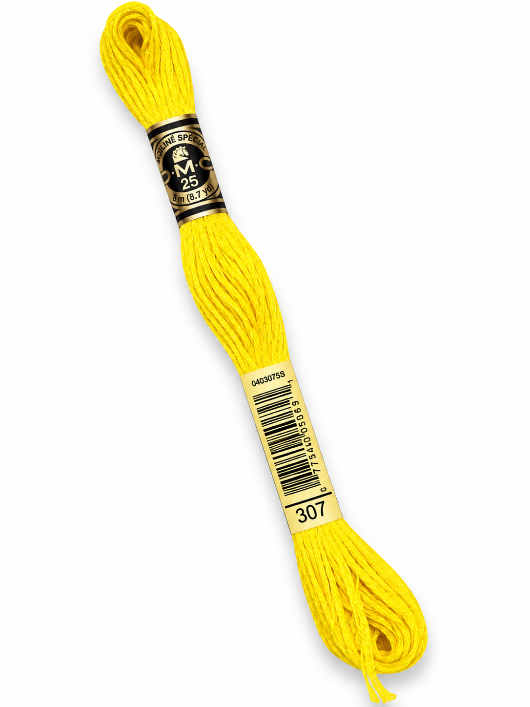 Hilo Dmc Mouliné 307 amarillo limón intenso