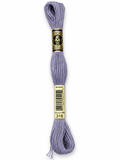 Hilo Dmc Mouliné 318 lila grisáceo/lavanda apagado