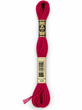 Hilo Dmc Mouliné 326 rojo frambuesa oscuro/rosa carmín intenso