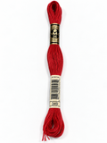 Hilo Dmc Mouliné 349 rojo coral oscuro