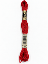 Hilo Dmc Mouliné 349 rojo coral oscuro