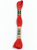 Hilo Dmc Mouliné 350 rojo coral medio
