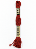 Hilo Dmc Mouliné 355  rojo teja oscuro/terracota