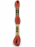 Hilo Dmc Mouliné 356 rosa teja/terracota rosado