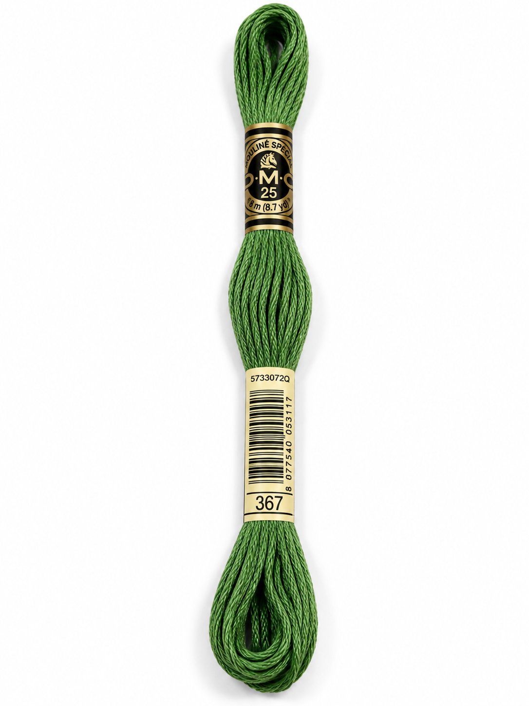 Hilo Dmc Mouliné 367 verde pistacho oscuro/verde hoja medio