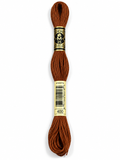 Hilo Dmc Mouliné 400 marrón caoba oscuro/marrón cobrizo