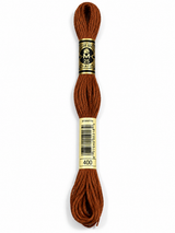 Hilo Dmc Mouliné 400 marrón caoba oscuro/marrón cobrizo