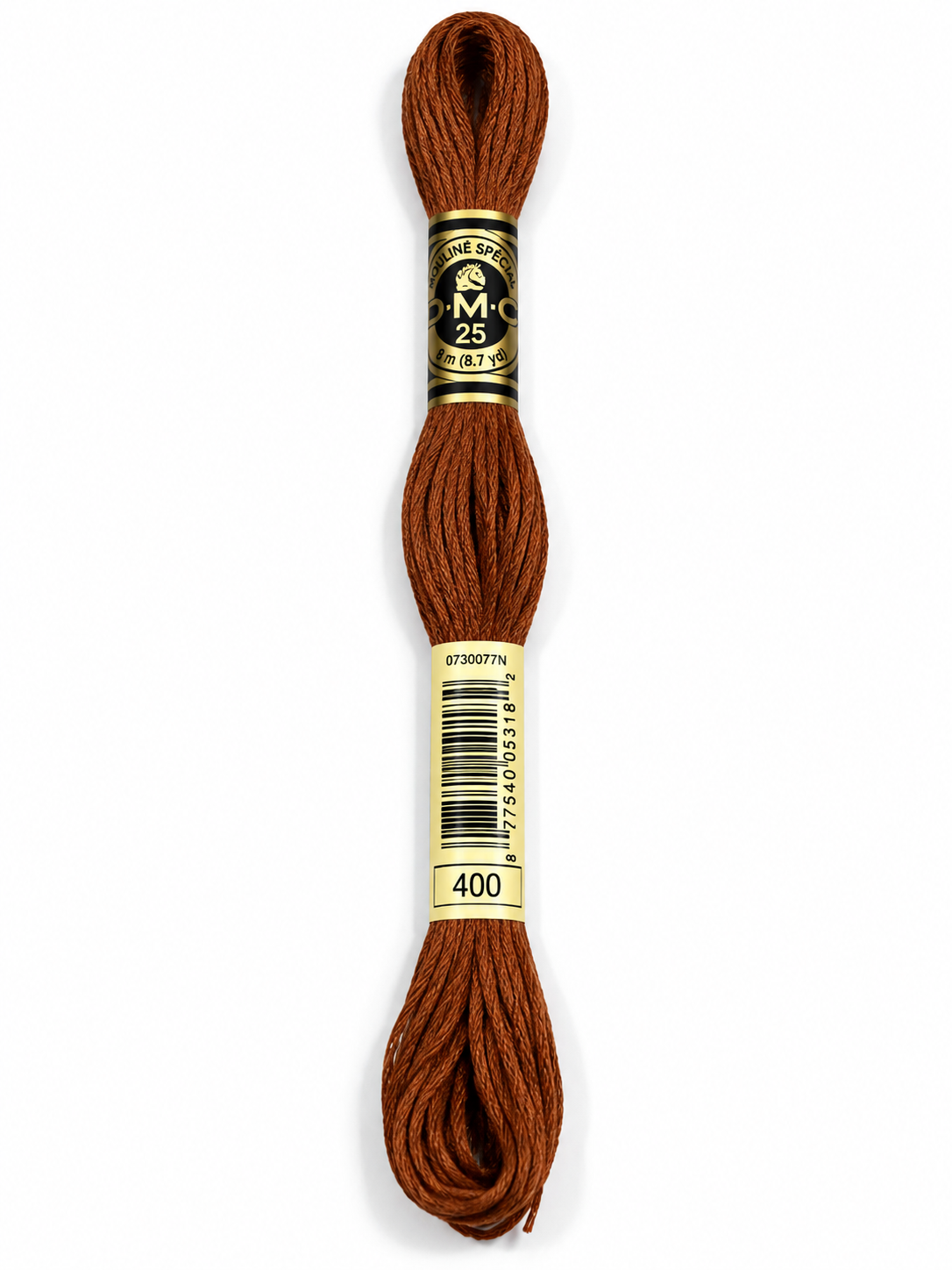 Hilo Dmc Mouliné 400 marrón caoba oscuro/marrón cobrizo