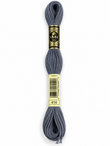Hilo Dmc Mouliné 414 gris acero oscuro