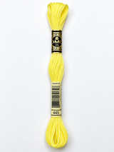 Hilo Dmc Mouliné 445 amarillo limón muy pálido