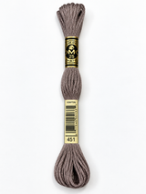 Hilo Dmc Mouliné 451 gris topo oscuro/marrón grisáceo