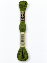 Hilo Dmc Mouliné 469 verde aguacate oscuro/verde oliva