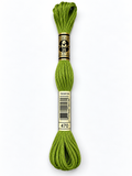 Hilo Dmc Mouliné 470 verde aguacate claro/verde oliva vivo